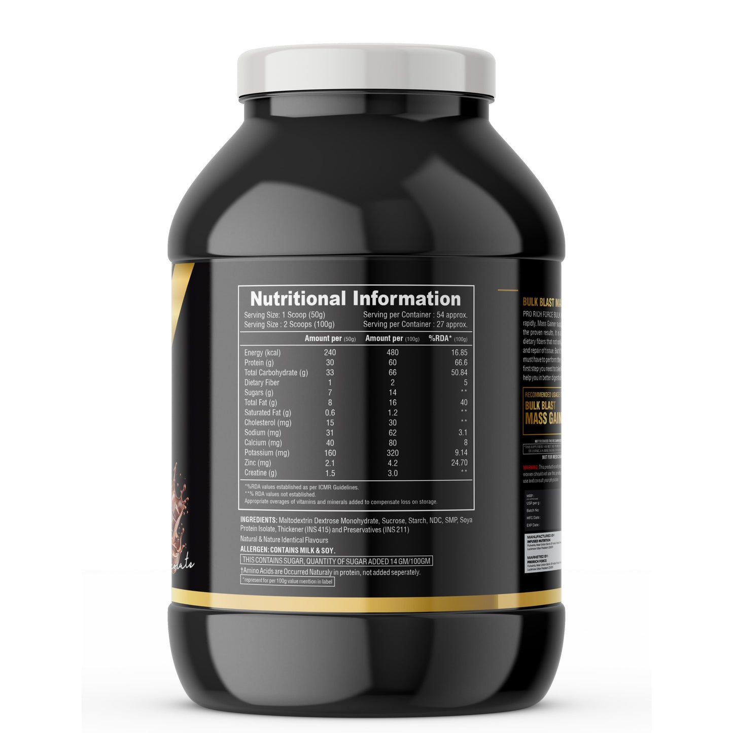 PRORICH FORCE BULK BLAST MASS GAINER